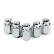 Wheel Nuts Acorn Taper 1/2 Chrome 35mm 5Pk