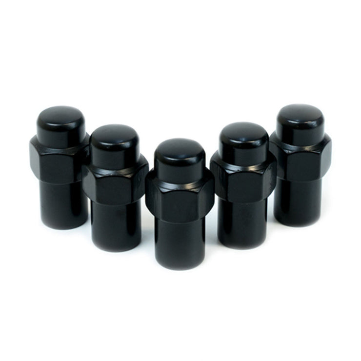 Wheel Nuts Mag 12 x 1.50 Black 43mm 5Pk