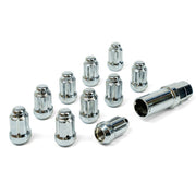 Wheel Nuts S/D 6 Spline 12 x 1.50 Inc Key Chr 10Pk