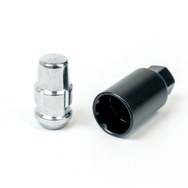 Lock Nuts Splined Acorn Bulge 44mm 1/2 Pk 4