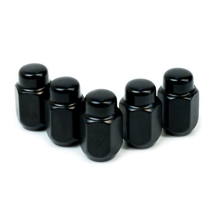 Wheel Nuts Acorn Taper 12 X 1.50 Black 35mm 5Pk