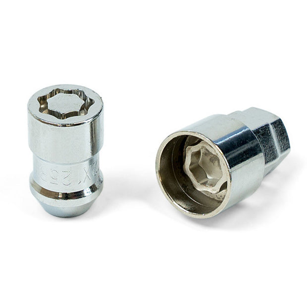 Lock Nuts Internal Star Bulge 12mm x 1.25 Pk 4