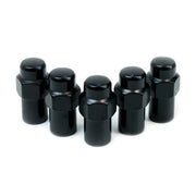 Wheel Nuts Mag 12 x 1.25 Black 43mm 5Pk