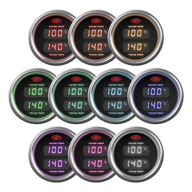 Universal 2" 52mm Car Truck Auto Water Temperature Temp Gauge
