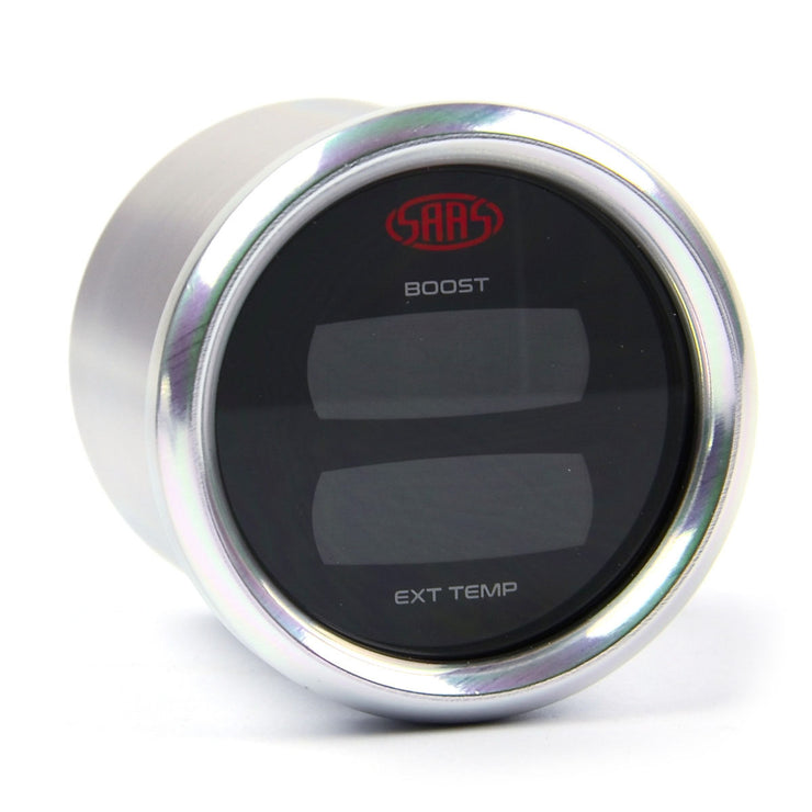 Dual Digital Gauge Boost 0-30psi Exhaust Temp  0°-900° Trax