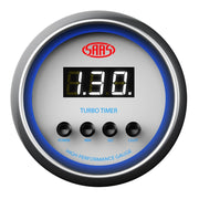 Turbo Timer Digital Auto 52mm White Muscle Series