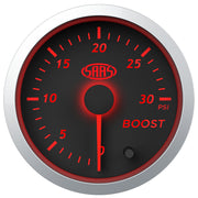 Boost Gauge Diesel 0-30psi 52mm Black Street Series