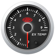 Exhaust Temperature Gauge 0°-900° 52 mm Black Street Series