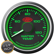 Water Temp Gauge 40°-120° 2 5/8" Black Muscle Series