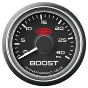 Boost Gauge Diesel 0-30psi 52mm Black Muscle Series