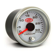 Vacuum Gauge 0-30inHg 52mm White Muscle Series 2