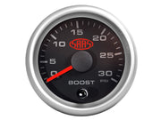 Boost Gauge Diesel 0-30psi 52mm Black Muscle Series 2