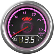 Dual Gauge Boost 0-30psi/volt 8v-18v Analogue/Digital Trax Series