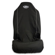 Seat Cover Throw Black SAAS White Logo Large 1Pc